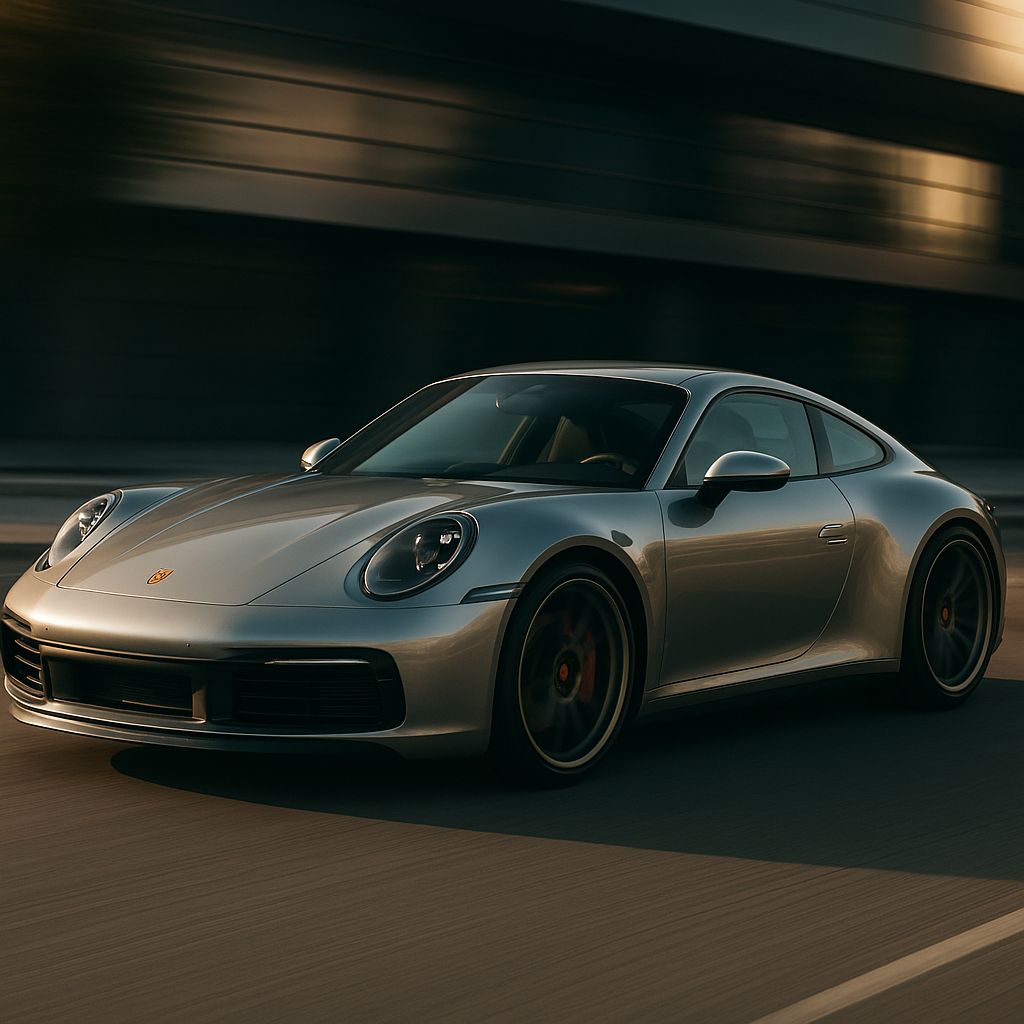 Porsche in motion